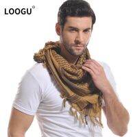 ▽ 1 Pcs Thick Arab Scarves Military Bandana Tactical Shemagh Mens Hunting Shawl Neck Cover Hiking Army Desert Mens Balaclava