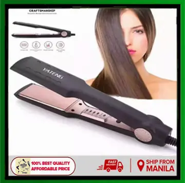 Buy KEMEI KM329 Hair Straightener Machine Corded Electric Flat Iron  Stylish Hair Straightener For Women Hair  StraightenernbspnbspBLACKBeauty Appliances For Women  Lowest price  in India GlowRoad
