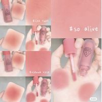 (สินค้าแท้ 100% จากช็อป) 3CE VELVET / SHEER LIQUID BLUSHER 3.4G บลัชลิควิดแบบจิ้มจุ่มของ 3CE เนื้อกำมะหยี่ / เนื้อลิควิด