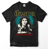 Hot sale The Doors band graphic Mens 100% Cotton Round Neck Short Sleeve T-Shirt  Adult clothes