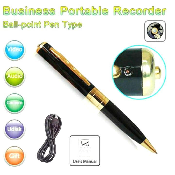 【New Ready Stock】Original Spy Hidden Camera Pen Video Recorder 1080p HD