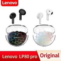 Original Lenovo LP80 Pro TWS Earphones Bluetooth Wireless Headphones HIFI Dual Host Headset Noise Reduction Earbuds RGB Lights