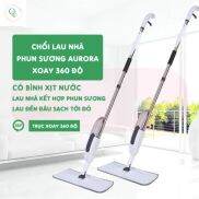 Cây lau nhà phun sương thông minh Aurora xoay 360 độ QUYNHCHIKIDS