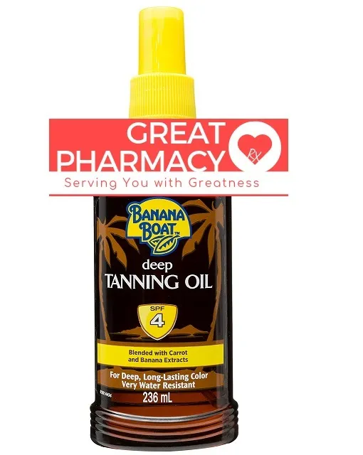 BANANA BOAT Deep Tanning Oil SPF 4 (236ml) Lazada
