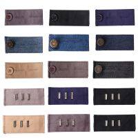 NEW 1PC Cotton Unisex Waist Band Pant Extender Belt Tight Trousers Jeans Skirts Maternity Button Hooks Garment Accessories Haberdashery