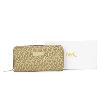 Michael Kors Billfold Wallet, Brown/Yellow 