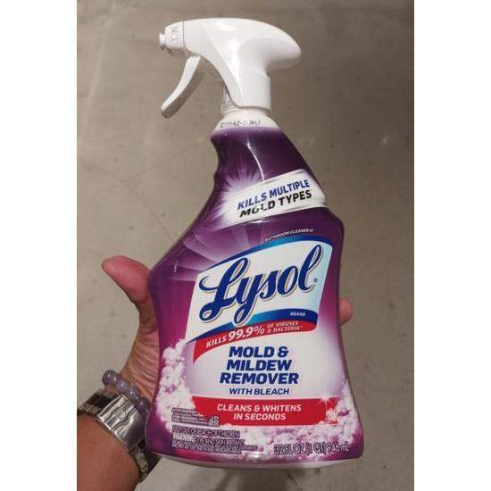 Lysol Mold Mildew Blaster w. Bleach Bathroom Cleaner Spray 32oz/946ml ...