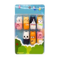 2021 New Summer Magic School Eraser New Design Kawaii Ice Cream Eraser for Collectors Milk Bag Shaped Pencil Eraser 7 PcsLot