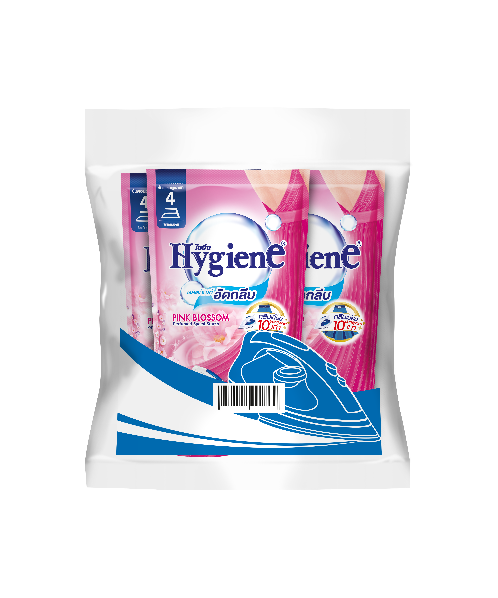 Hygiene ไฮยีน อัดกลีบ 550 มล. ซอง แพ็ค 3 สีชมพู (แพ๊ค 3)