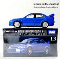 PN13EVO Tomica Premium Tomy Takara No.13 MITSUBISHI LANCER EVOLUTION VI GSR โมเดลรถโทมิก้าขนาดเล็ก มิตซูบิชิ แลนเซอร์ อีโวลูชัน 6 สีน้ำเงิน ใหม่ กล่องสวยในซีล พร้อมจัดส่ง