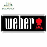 【car parts】 EARLFAMILY 13เซนติเมตร X 5.2เซนติเมตรสำหรับ Weber สติกเกอร์รถและสติ๊กเกอร์ JDM อุปกรณ์เสริมบุคลิกภาพสร้างสรรค์รอยขีดข่วนกันน้ำตกแต่ง