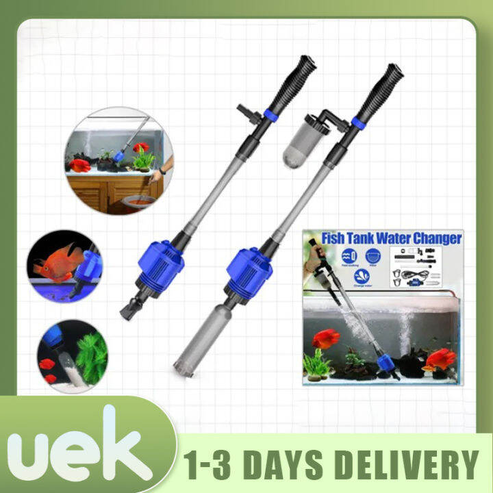 UEK 16W 1.2M Electric Aquarium Water Change Pump Cleaning Tools Water