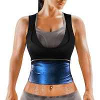 【LZ】 Colete Shaper de Suor Feminino Premium Cintura Trainer Treino Regata Shapewear Emagrecimento Sauna Polímero