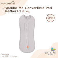 Summer SwaddleMe Convertible Pod Heathered Grey