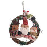 Christmas Wreaths for Front Door Christmas Decorations Wreath Rattan Wreath Create A Christmas Atmosphere With Doll Pendant for Front Door Wall Porch richly