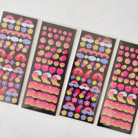 GaLiCiCi Stickers สติกเกอร์ตกแต่งสายรุ้ง สติกเกอร์ DIY ฟองประกาย