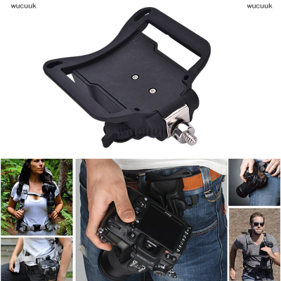 wucuuk 1/4 "สกรูกล้องเอว Spider Belt HOLSTER Quick STRAP หัวเข็มขัดหมองคล้ำสำหรับกล้อง