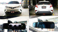 เลนส์กระจกในเก๋ง(ในห้องโดยสาร) ตัดแสงสีฟ้า สำหรับ  TOYOTA CH-R มุมกว้างไม่หลอกตา