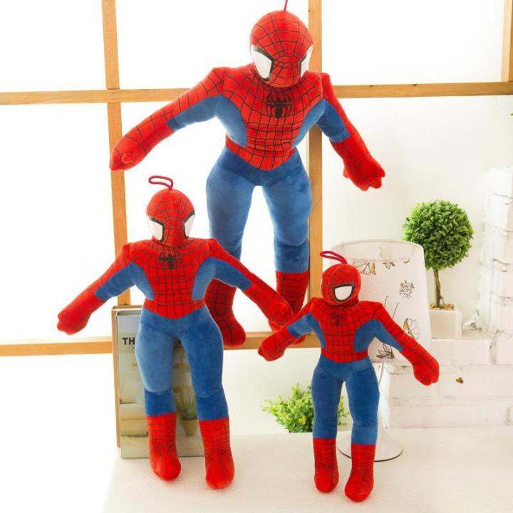 40-120cm-marvel-spider-man-cartoon-stuffed-doll-ottoman-plush-toy-child-boy-cloth-doll-pillow-girl-kid-gift-decoration