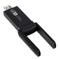 2.4G 5.8G USB3.0 Dual Band Wireless LAN Adapter Plastic 1300Mbps For Desktop Laptop Wireless LAN Adapter