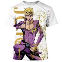 ใหม่ Jojo Bizarre ผจญภัยเสื้อยืด Anime Manga 3D พิมพ์ Street Wear ผู้ชายแฟชั่นผู้หญิงบวกขนาดเสื้อเด็กเสื้อยืดเสื้อผ้าด้านบน XS-5XL