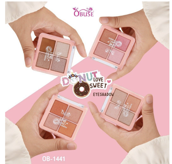 obuse-donut-love-sweet-eyeshadow-ob-1441-ของแท้-พร้อมส่ง