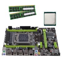 BNMAGIC X79 Pro เมนบอร์ด LGA 2011 2x DDR3สำหรับ E5-2680 E5-2660คอมพิวเตอร์เดสก์ท็อป