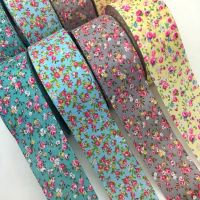 【hot】！ 1.5cm 3cm 4cm 10Y Flowers Printed Fabric for Textile Sewing  Bias Binding Floral Packing