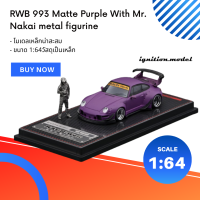 (IG MODEL) RWB 993 Matte Purple With Mr. Nakai metal figurine 1:64