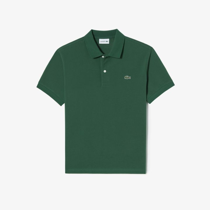 L a c oste MEN'S Classic Dark Green Polo Shirt for Office and for ...