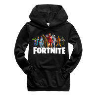 Fortnitesเด็กชายเด็กหญิงยาวแขนHoodedเสื้อกันหนาวฤดูใบไม้ผลิและฤดูใบไม้ร่วงรูปแบบเกมเด็กHoodieพ็อกเก็ตเสื้อกันหนาวK1818 Casualเสื้อพูลโอเวอร์กีฬาSweatshirt