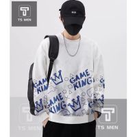 Suya Clothing มาใหม่! เสื้อสเวตเตอร์แขนยาวผู้ชายคอกลมแขนยาว Thicken ขนแกะคุณภาพสูง   NT48-NT49