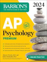 หนังสืออังกฤษใหม่ AP Psychology Premium, 2024: 6 Practice Tests + Comprehensive Review + Online Practice (Barrons Test Prep) [Paperback]