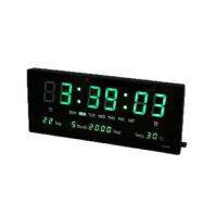 นาฬิกาดิจิตอล LED DIGITAL CLOCK แขวนผนัง LED ตัวเลขสีเขียว ?✔(ส่งฟรีส่งไว) ( เก็บเงินปลายทางได้ )