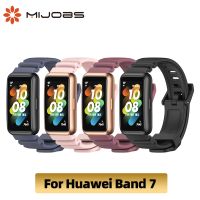 Untuk Huawei Band 7 Gelang Tali Silikon untuk Huawei Watch Band 7 Smart Watch Aksesori Pengganti Watchband Korea