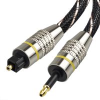 Suara Digital Toslink untuk Mini Toslink Kabel 3.5Mm SPDIF Kabel Optik 3.5 untuk Kabel Audio Optik Adaptor 1M 10M