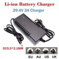 อะแดปเตอร์แปลง Dc 29.4V แหล่งกระจายไฟ Ac 100V-240V อะแดปเตอร์แบบแถบ29.4V โคมไฟ7S สำหรับไฟ Led ตัวแปลงกล้องวงจรปิด3a