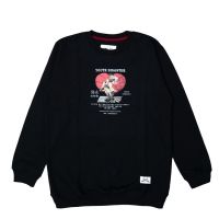 CODLiang Te Nsa Ind Crewneck Sweater Youth Disaster Love Black Men Women Oversize