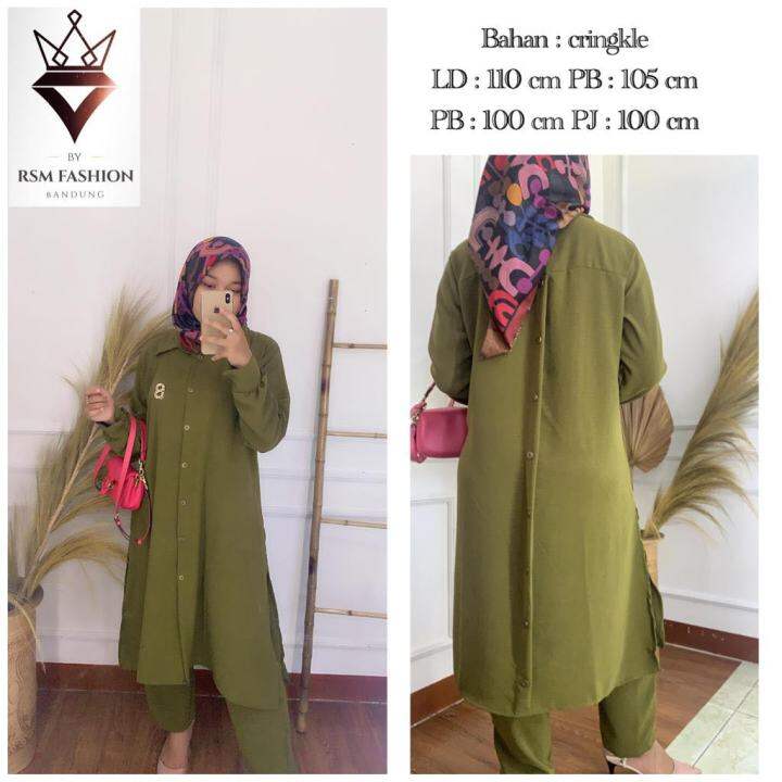 Setelan Bahan Kringkel Set Terbaru Terlaris | Lazada Indonesia