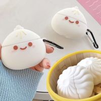 【CC】 Airpods Cartoon Steamed Stuffed Bun for 1 2 3 Chinese Cuisines Baozi Earphone Cover