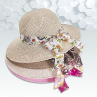 [hot]Summer Wide Brim Bowknot Straw Sun Hats for Women Ladies Long Floral Ribbon Outdoor Travel Beach Hat Protection Panama Caps 2022 【hot】 !