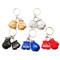 พวงกุญแจ นวมมวย กางเกงมวย มวยไทย ของขวัญ ของฝาก ของที่ระลึก 5 ชิ้น Keyrings Keychains Muay Thai Shorts Kick Boxing Gloves Thailand Souvenir 5 Pcs.