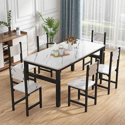 Dining Table 5in1 Set 120x70cm Modern Classic Dining Table For