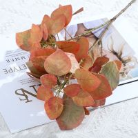 [COD] Kwai Fong printing feel pomegranate leaf simulation plant home decoration wedding green flower arrangement potted