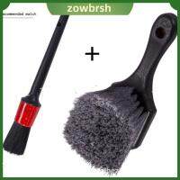 ZOWBRSH สีเทาและสีเทา แปรงขัดอเนกประสงค์ 8 "ค่ะ ที่จับพลาสติกจับ แปรงขนแปรงไนลอน กิจกรรมกลางแจ้งกลางแจ้ง ล้อและยาง