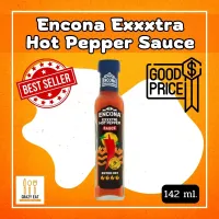 Best seller Encona Exxxtra Hot Pepper Sauce 142 ml ออนโคน่า ซอสพริกชนิดเผ็ดมาก 142มล. Ready to ship