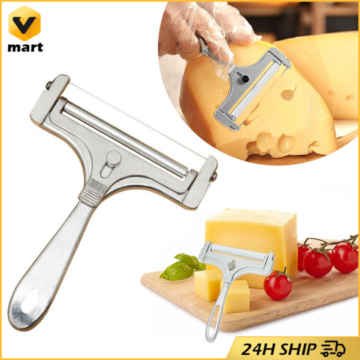 1pc White Plastic Butter Cutter, Cheese Slicer, Cake Baking Tool For Home