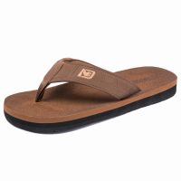 Slippers Men Flip Flops Beach Sandals Non-Slip Flat Shoes 2023 Indoor Outdoor Slides Size 38-50