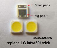 【❂Hot On Sale❂】 gai7077036036 3535 Led แบบ Smd ไฟหลังสีขาวเย็น6V 2W สำหรับทีวี/จอ Lcd แทนที่ไดโอด Led Latwt391rzlzk