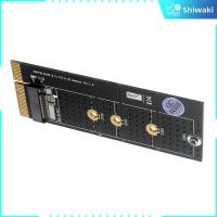 Shiwaki M.2 NVME SSD NGFF To PCI-E อะแดปเตอร์สำหรับ X4อะแดปเตอร์การ์ดเชื่อมต่อคีย์